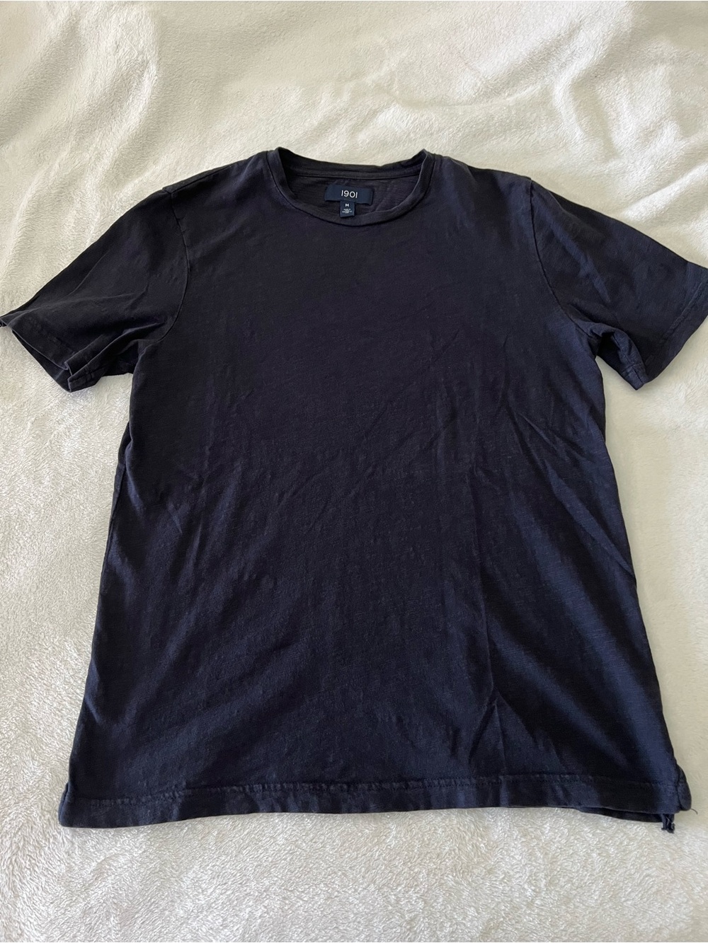 1901 Men's Dark Blue Short-Sleeve Crewneck Tee